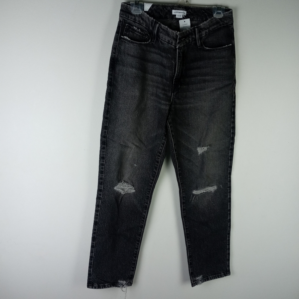 Good American Vintage-Inspred Straight Leg Jean Size 4/27